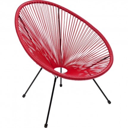 Outdoor Armchair Acapulco red Kare Design