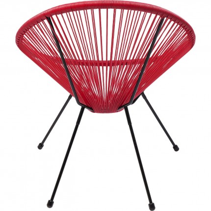 Outdoor Armchair Acapulco red Kare Design