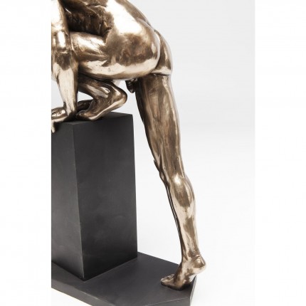 Decoratie Nude Man Stand Bronze 35cm Kare Design