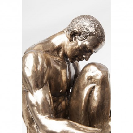 Deco Nude Man Stand bronze Kare Design