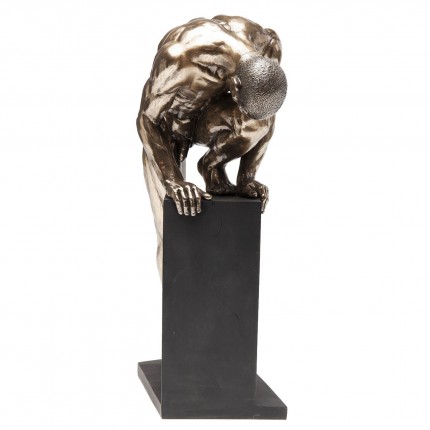 Decoratie Nude Man Stand Bronze 35cm Kare Design