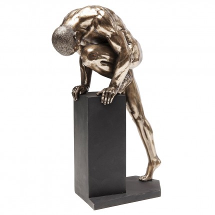 Deco Nude Man Stand bronze Kare Design