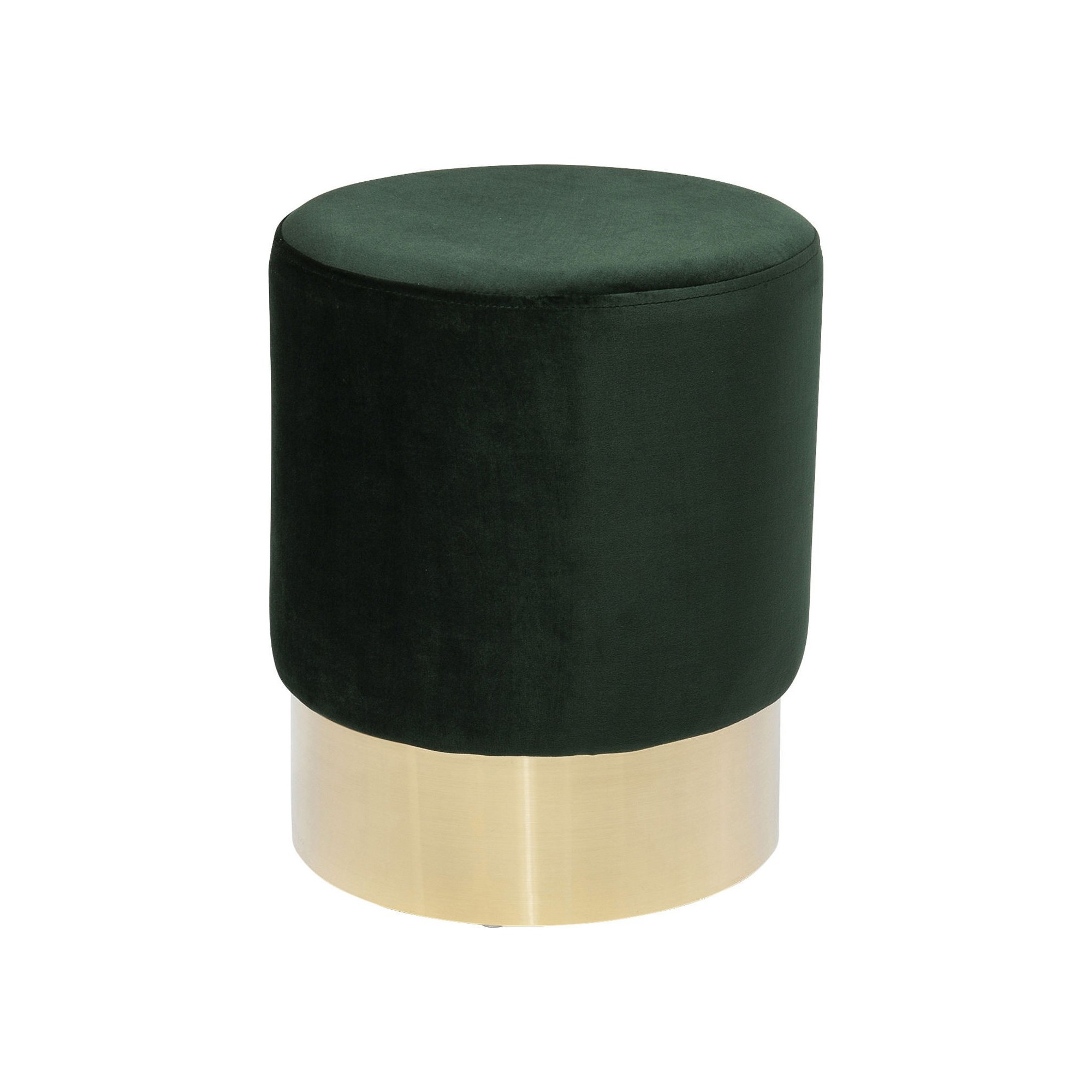 Tabouret Cherry vert et laiton Kare Design