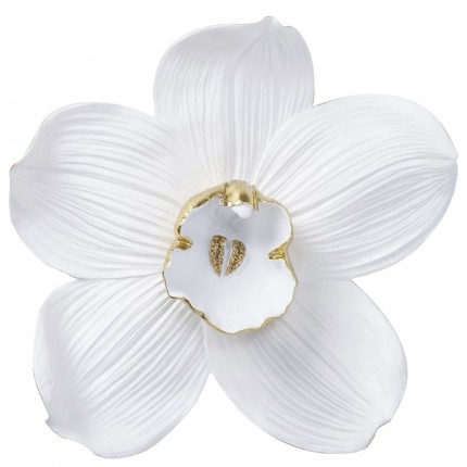 Wanddecoratie Orchid White 54cm Kare Design