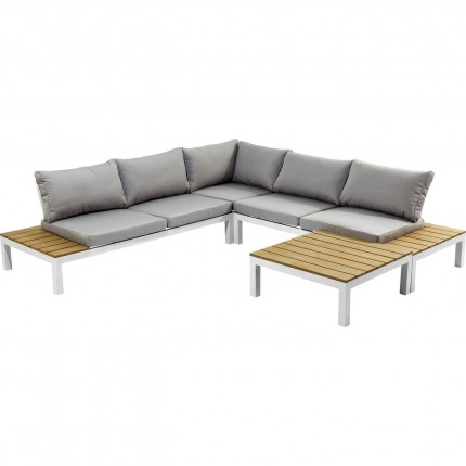 Outdoor Sofa Set Holiday White (4-Pieces) Kare Design