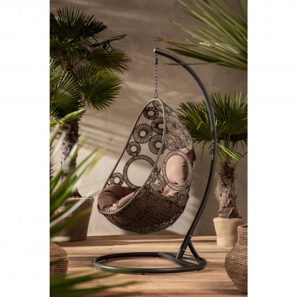 Hanging Chair Ibiza brown Kare Design