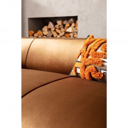 Sofa Cubetto 3-Zits Velvet Bruin Kare Design