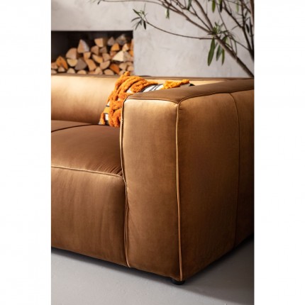 Sofa Cubetto 3-Zits Velvet Bruin Kare Design