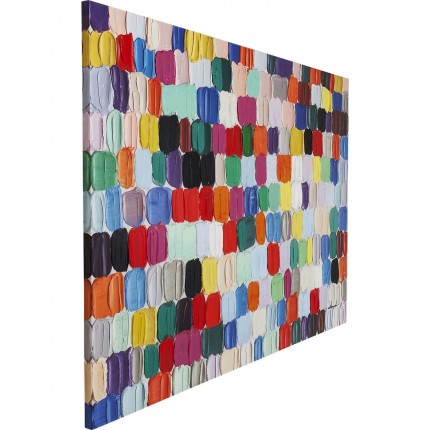 Schilderij Colorful Dots 140x200cm Kare Design