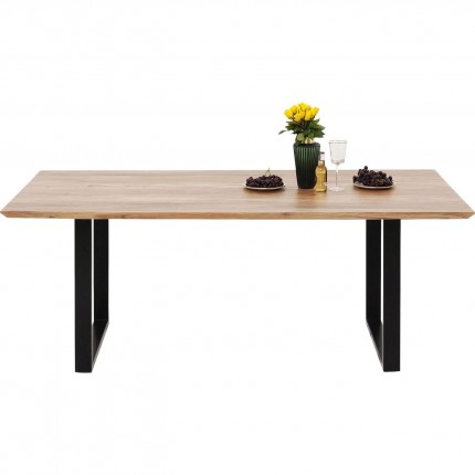 Eettafel Symphony 180x90cm zwart Kare Design