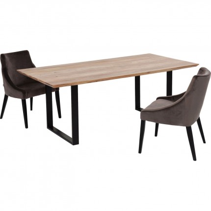 Table Symphony 180x90cm acacia black Kare Design