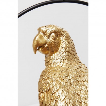 Deco swinging gold parrot Kare Design