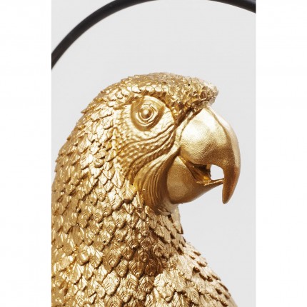 Deco swinging gold parrot Kare Design