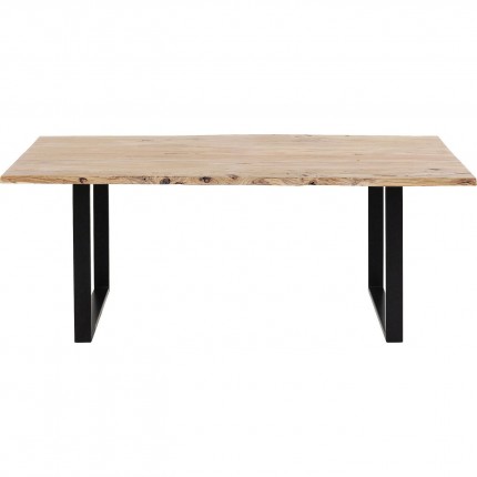 Eettafel Harmony 180x90cm acacia zwart Kare Design