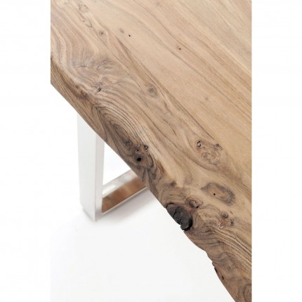 Eettafel Harmony 180x90cm acacia chroom Kare Design