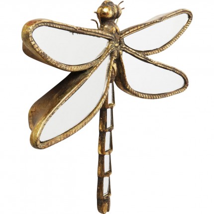 Wanddecoratie Dragonfly Spiegel 37cm Kare Design