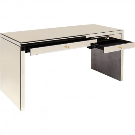 Desk Luxury Champagne 140x60cm Kare Design