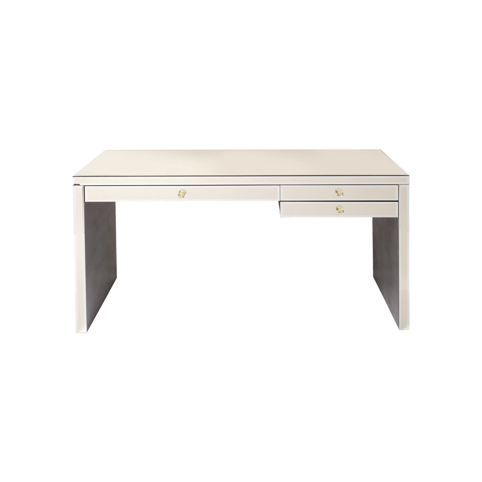 Desk Luxury Champagne 140x60cm Kare Design