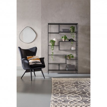 Bookshelf Loft 195x115cm zwart Kare Design