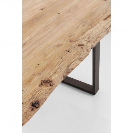 Eettafel Harmony 180x90cm acacia staal Kare Design