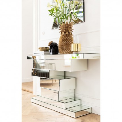 Console Brick Mirror 140x30cm  Kare Design