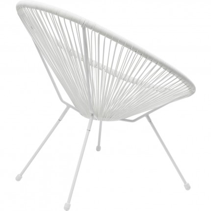 Outdoor Armchair Acapulco Mono white Kare Design