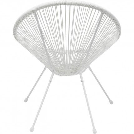 Outdoor Armchair Acapulco Mono white Kare Design