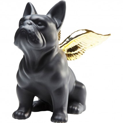 Deco black bulldog golden wings Kare Design