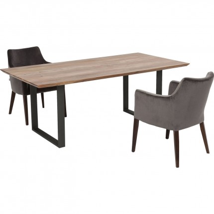 Table Symphony 200x100cm acacia steel Kare Design