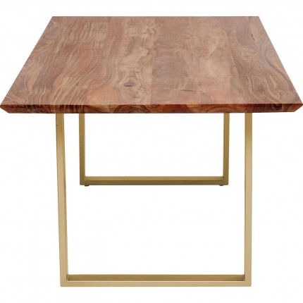 Table Symphony 200x100cm acacia gold Kare Design