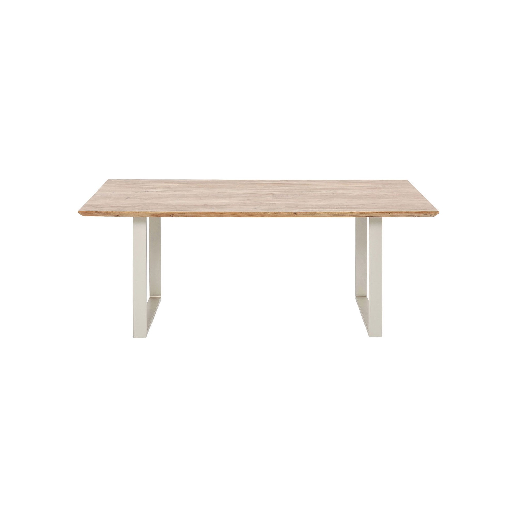 Table Symphony argent 200x100cm Kare Design