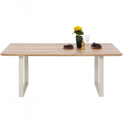 Eettafel Symphony Zilver 200x100cm Kare Design