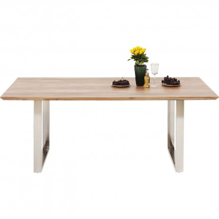 Eettafel Symphony 200x100cm Chroom Kare Design