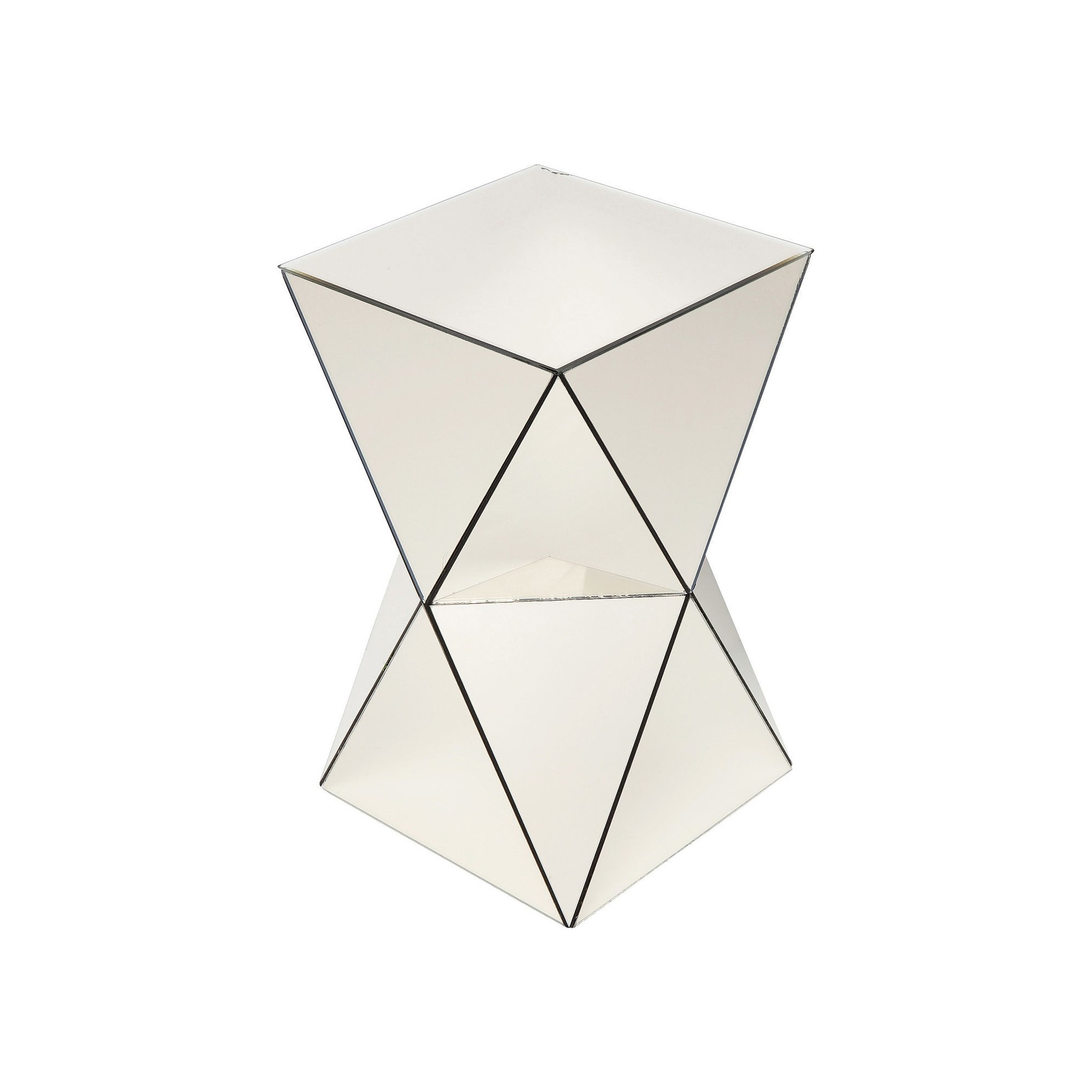 Side Table Luxury Triangle Champagne Kare Design