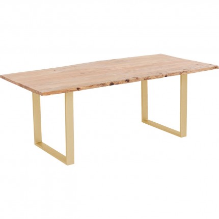 Eettafel Harmony Messing 200x100cm Kare Design