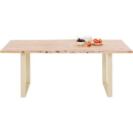 Eettafel Harmony Messing 200x100cm Kare Design