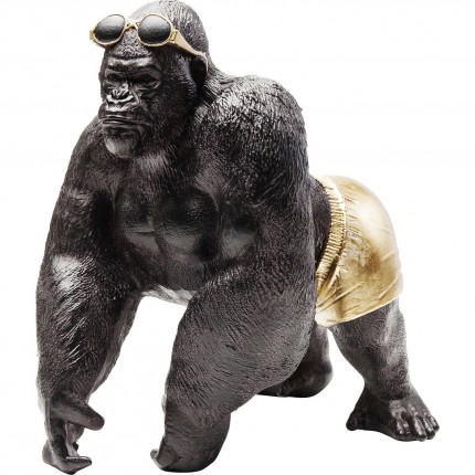 Woonaccessoires gorilla op het strand 30cm Kare Design