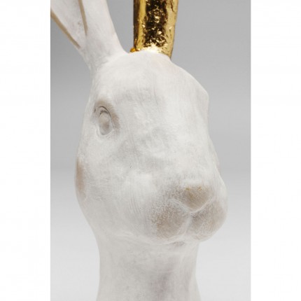 Deco bunny 30cm gold and white Kare Design