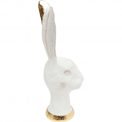 Deco bunny 30cm gold and white Kare Design