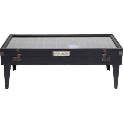 Salontafel Collector Zwart 122x55cm Kare Design