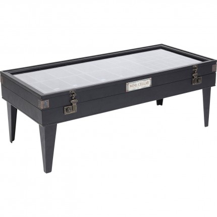 Salontafel Collector Zwart 122x55cm Kare Design