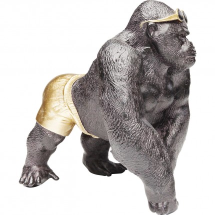 Woonaccessoires gorilla op het strand 20cm Kare Design