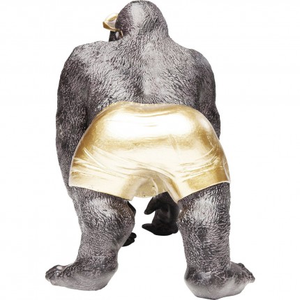 Woonaccessoires gorilla op het strand 20cm Kare Design