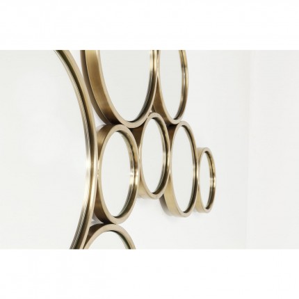 Spiegel Bubbles Brass 93x138cm Kare Design