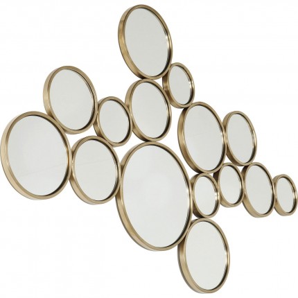 Spiegel Bubbles Brass 93x138cm Kare Design