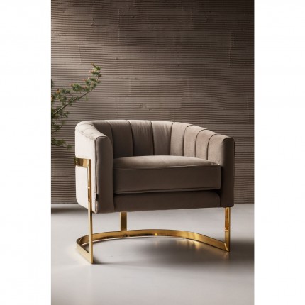 Armchair Pure Elegance velvet Kare Design