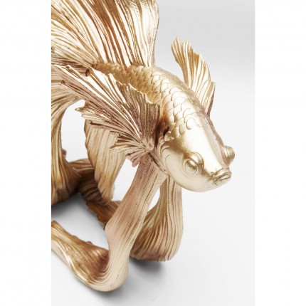 Deco betta fish 34cm gold Kare Design