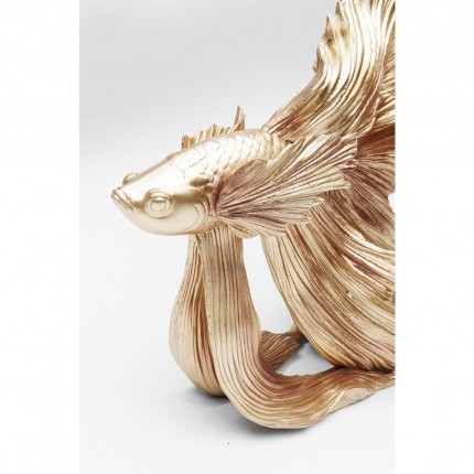 Deco betta fish 34cm gold Kare Design