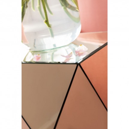 Side Table Luxury Triangle Champagne Kare Design