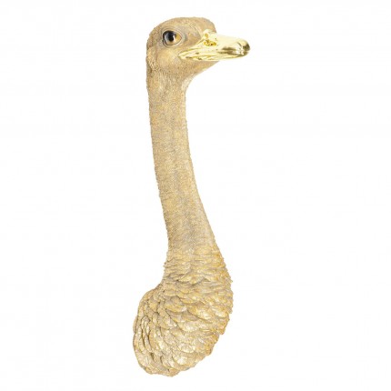 Wanddecoratie  Ostrich Gold Kare Design